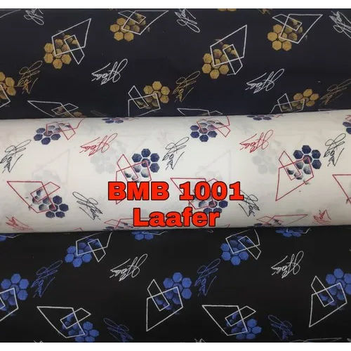 All Bmb Laffer Cotton Shirting Printed Fabric