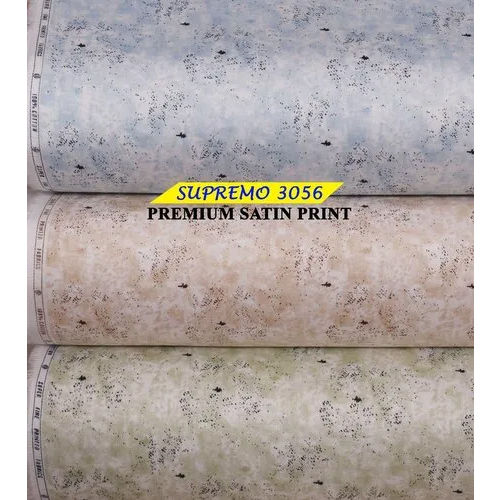 Supremo 50 50 Premium Satin Shirting Printed Fabric - Color: All