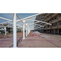 Mild Steel Car Parking Tensile Structure