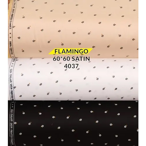 Flamingo 60 60 Premium Satin Fabric