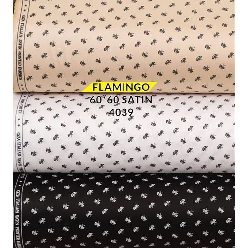 Flamingo 60 60 Premium Satin Fabric