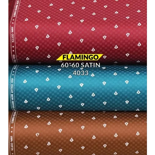 Flamingo 60 60 Premium Satin Fabric