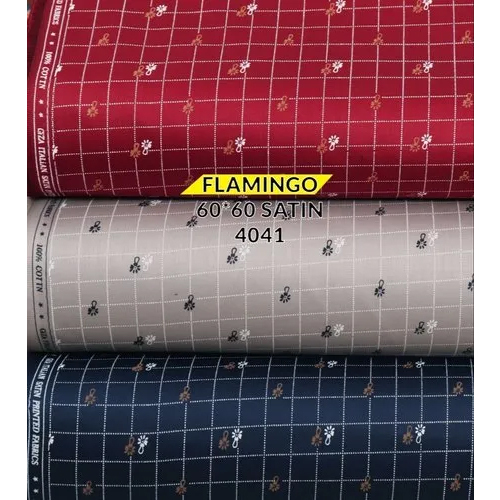 Flamingo 60 60 Premium Satin Fabric