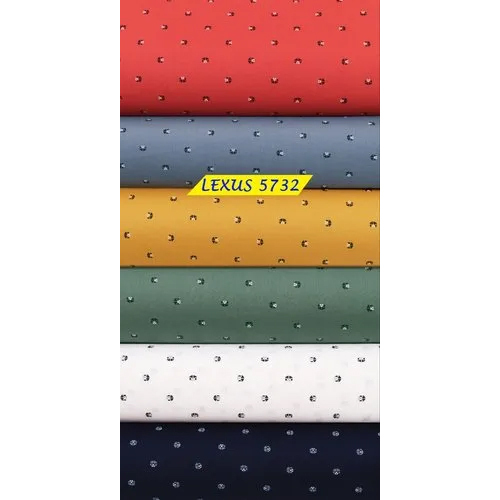 Heavy Kelvery Twill Cotton Shirting Printed Fabric