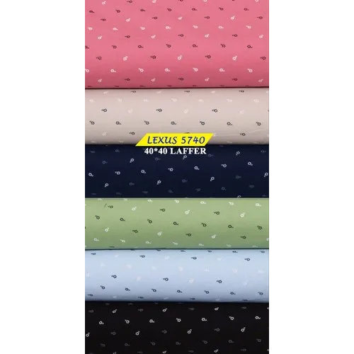 Heavy Kelvery Twill Cotton Shirting Printed Fabric