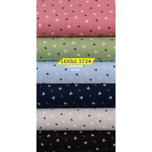 Heavy Kelvery Twill Cotton Shirting Printed Fabric