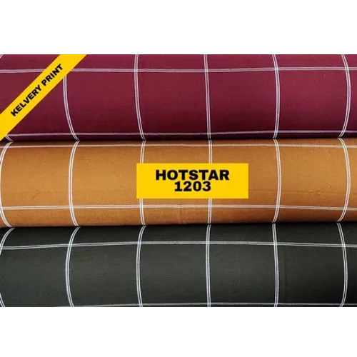 Kelvery Twill Cotton Shirting Printed Fabric