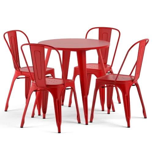 Cafe Table With Chair Set