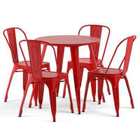 Cafe Table With Chair Set - Artwork: Machine Made