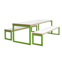 Canteen Table And Bench - Artwork: Machine Made