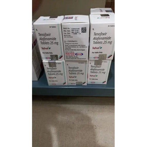 Tafnat 25 Mg Tenofovir Tablet General Medicines