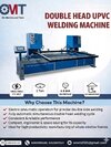 Upvc Double Head Welding Machine - Air Cooling, Electric Motor, High Efficiency | New Semi-automatic Industrial Use