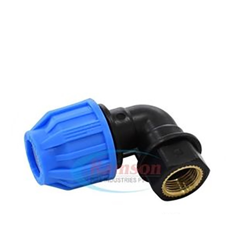 Black & Blue Fta Brass Elbow