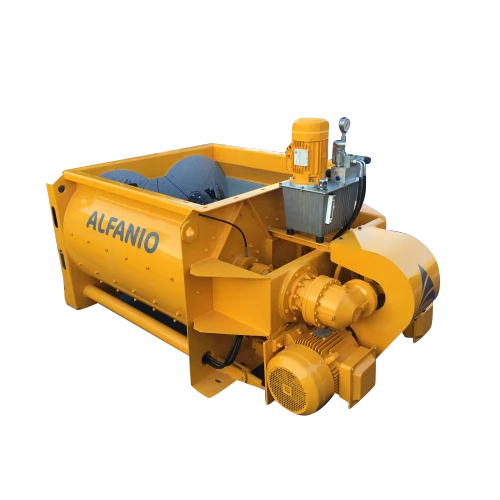 Twin Shaft Concrete Mixer