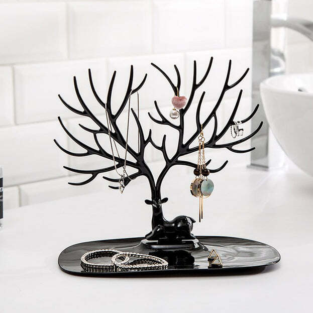 DEER SHAPED JEWELLERY DISPLAY HOLDER EARRING NECKLACE HOLDER ORGANISER (1PC ONLY) 1788