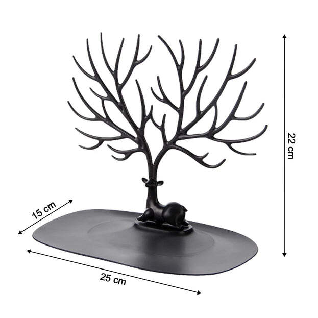 DEER SHAPED JEWELLERY DISPLAY HOLDER EARRING NECKLACE HOLDER ORGANISER (1PC ONLY) 1788