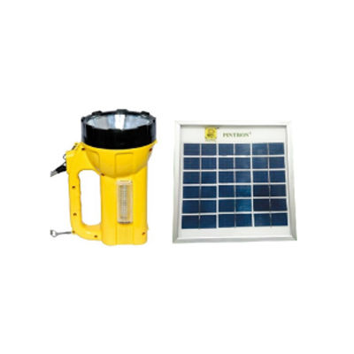 Yellow Elena Solar Torch Cum Emergency Light