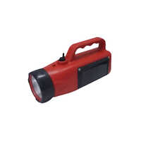 Elora Torch With Inbuilt Solar Panel - ABS Material, Available in Different Sizes, Red or Black Color, 3 Watt Power, Manual Switch, 1 Year Warranty, 368 Grams Weight