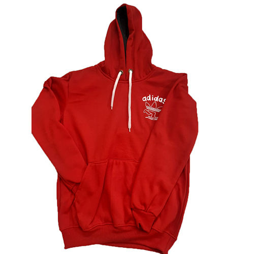 Washable Red Hooded Jacket