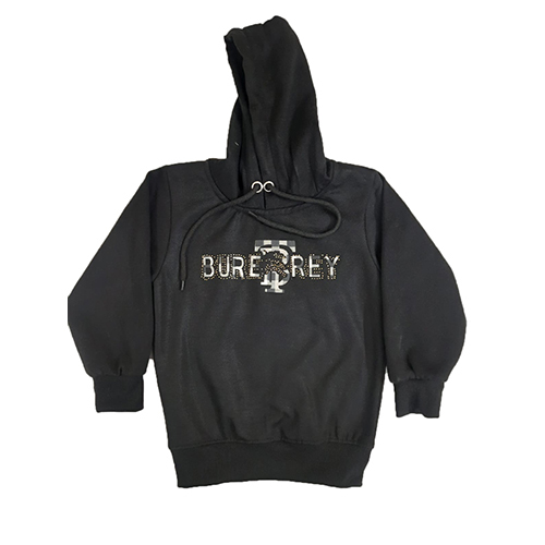 Black Colored Hoodie For Girls