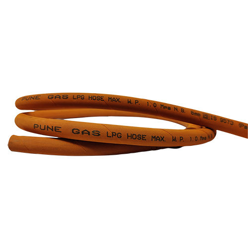 Orange Lpg Gas Hose