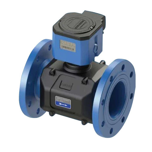 Blue Ultrasonic Die Cast Waterproof Flow Meter