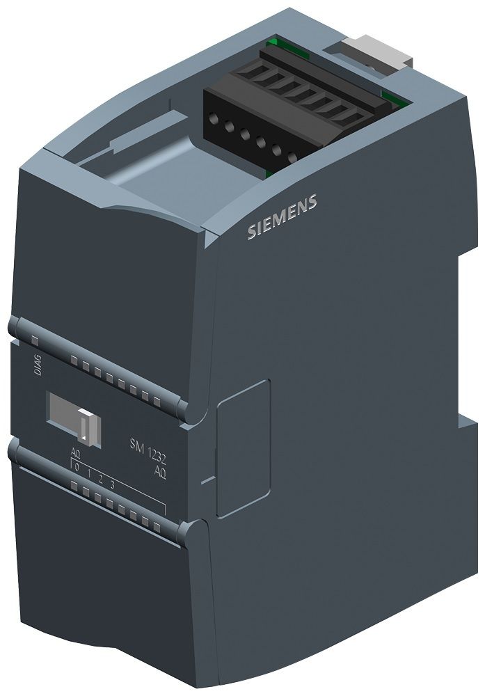 SIEMENS Analog Output SM 1232 4AO MODEL NAME/NUMBER : 6ES72324HD320XB0