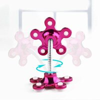 PHONE HOLDER 360 ROTATABLE PHONE STAND MULTI FUNCTION DOUBLE SIDED SUCTION CUP MOBILE PHONE HOLDER ( MOQ 6 PC ) 0637B
