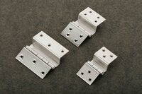 Antique Finish Brass Premium W-hinges Dh-602 - Stainless Steel, Standard Size, Silver Color, 1.6 - 2 Mm Thickness, Polished Finish | Suitable For Door And Window Fittings