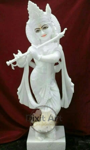 Makrana Marble Krishna Statue