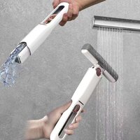 PORTABLE SELF SQUEEZE SHORT MOP MINI HAND WASH FREE STRONG ABSORBENT MOP WITH 1 COTTON HEAD CLEANING SPONGE FOR BATHROOM KITCHENS TABLE (4707b)