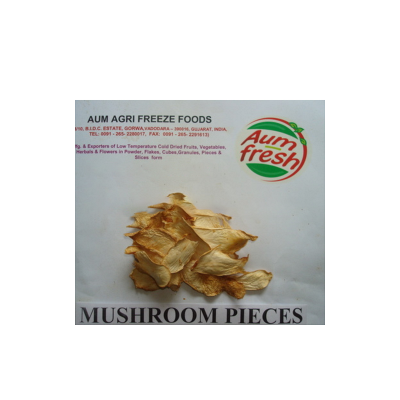 Freeze Dried Mushroom Pieces - Shelf Life: 1 Years