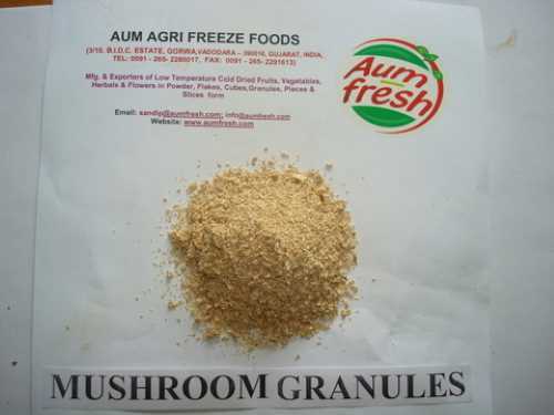 Freeze Dried Mushroom Granules
