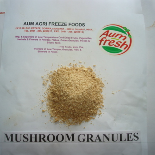 Freeze Dried Mushroom Granules