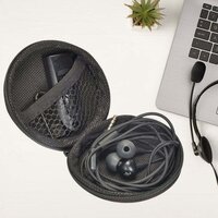 EARPHONE CARRYING CUTE CASE ROUND POCKET POUCH FOR HEADPHONE DATA CABLE COINS AIRPODS PENDRIVE EARPHONE CASE ORGANIZER PERFECT RETURN GIFT (MIX DESIGN 1 PC) 6570