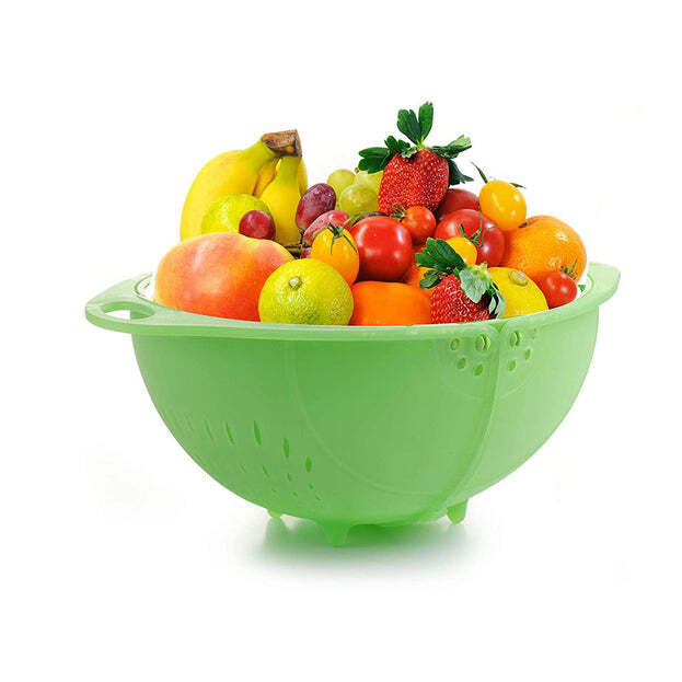 GANESH FRUIT AND VEGETABLE BASKET PLASTIC FRUIT AND VEGETABLE BASKET (8111)