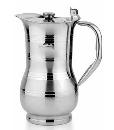 SS JUG WITH COVER