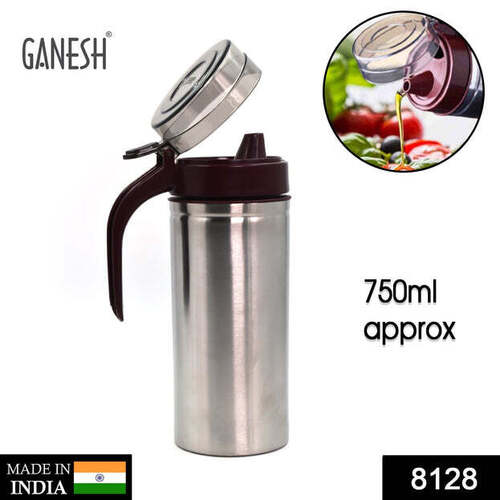 OIL DISPENSER STAINLESS STEEL WITH SMALL NOZZLE 750ML (2128)