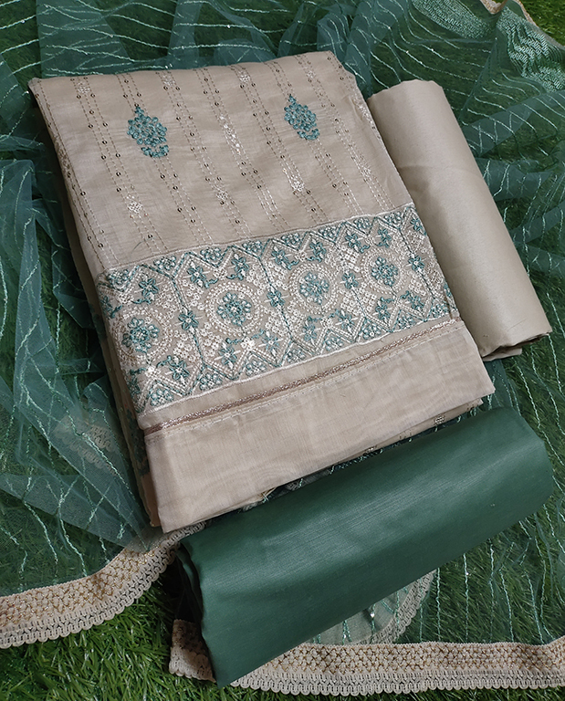 New Cotton Embroidery Dress Material