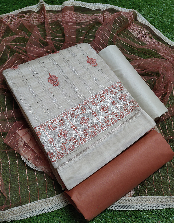 New Cotton Embroidery Dress Material