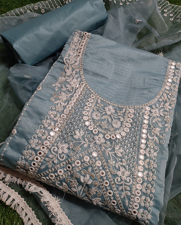 New Designer HandWork Dress Material For Women