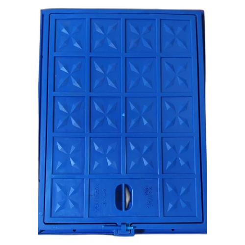 Blue PVC Manhole Cover