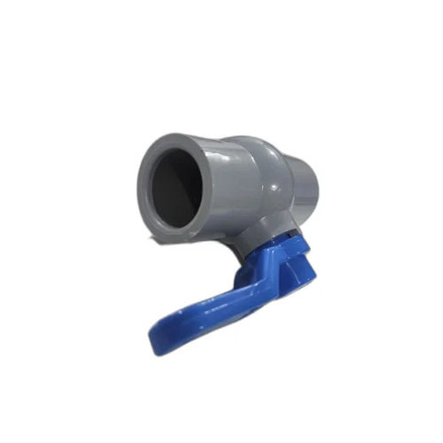 Grey-Blue Upvc Long Handle Ball Valve