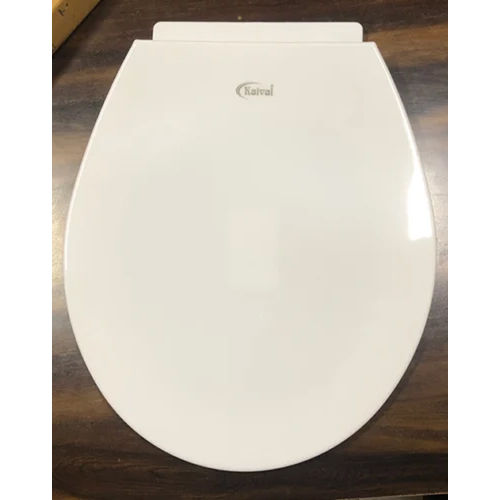 White Plastic Toilet Seat Cover