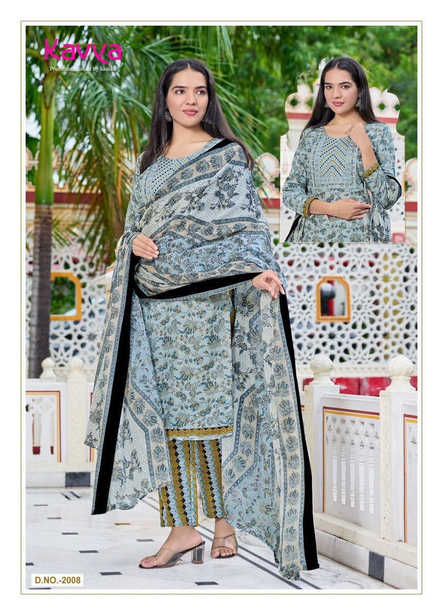 Kavya Pashmina  Kurti Pant With Dupatta