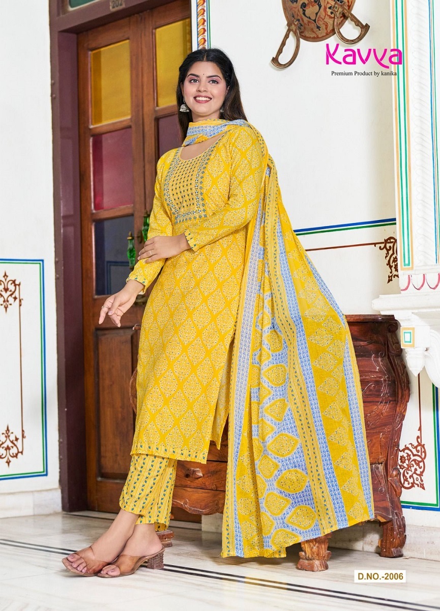 Kavya Pashmina  Kurti Pant With Dupatta