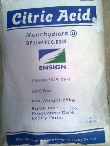 CITRIC  ACID MONO - ENSIGN / TTCA