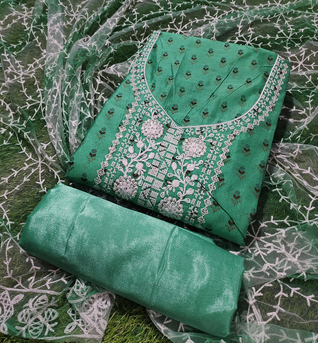 New Hand Work Dress Material For Women