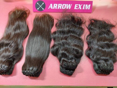 Raw Virgin Natural Top Quality Hair Wholesale Wavy Bundles Indian Human Hair Extensions