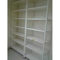 White Mild Steel Storage Rack